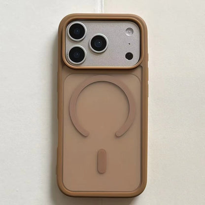 Luxury Frosted MagSafe Case for iPhone 17, 16, 15, 14 & 13 Pro Max | Matte Transparent Shockproof Phone Cover