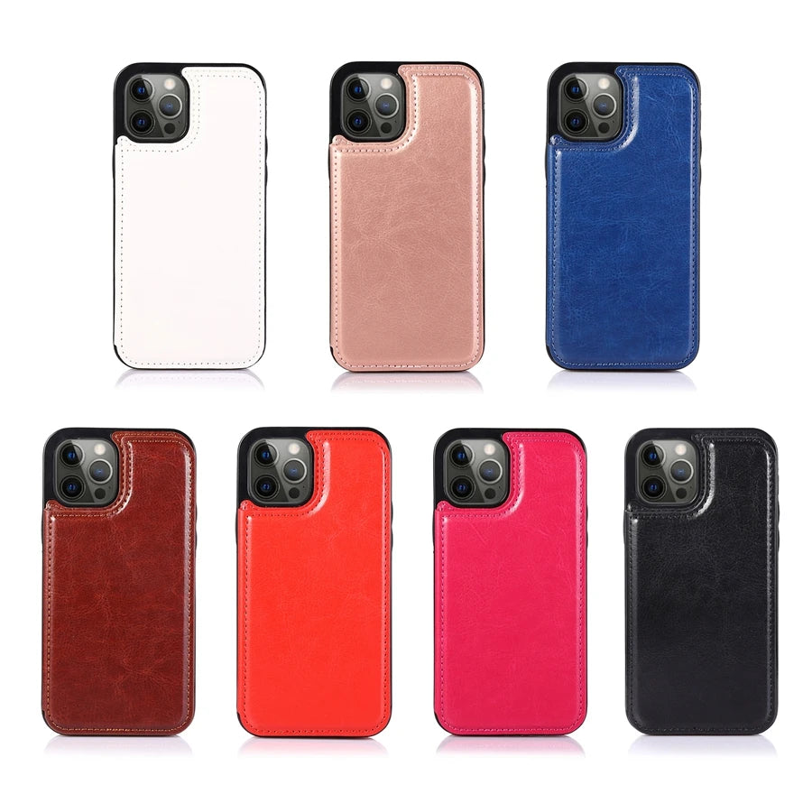 Leather Wallet Phone Case for iPhone 16e