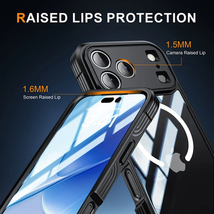 360° Magnetic MagSafe Case for iPhone 17 Series | Double-Sided Clear Full Body Protective Cover