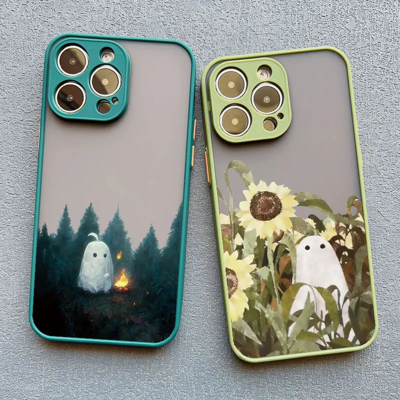 Cute Ghost Phone Case for iPhone 17,