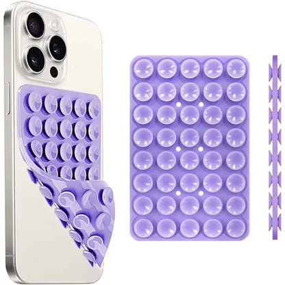 Double-Sided Silicone Suction Cup Phone Mount | Hands-Free Phone Holder for iPhone & Android