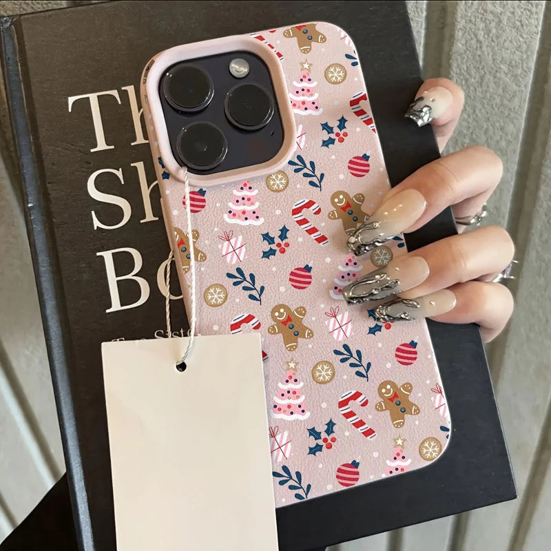 Christmas Gingerbread Phone Case for iPhone 17,