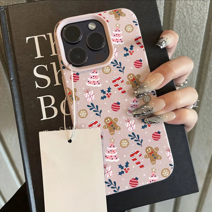 Christmas Gingerbread Phone Case for iPhone 17,