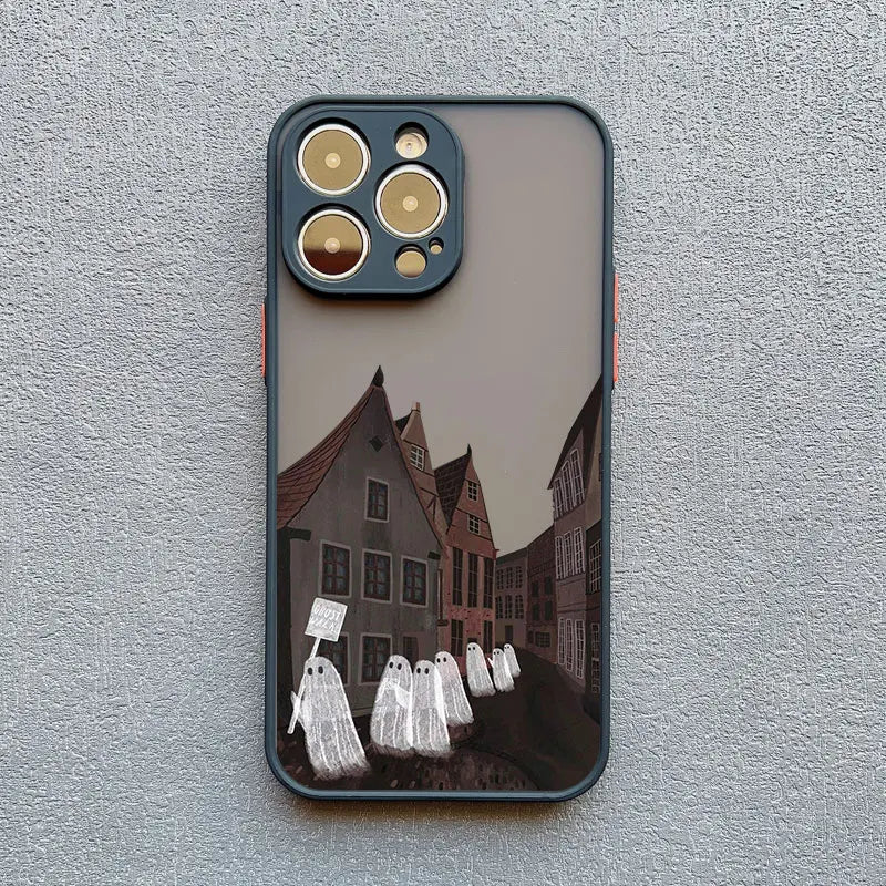 Cute Ghost Phone Case for iPhone 17,