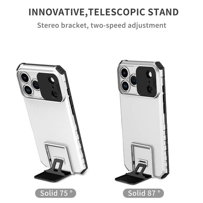 Slide Camera Cover Phone Case for iPhone 17 Air, 17 Plus & 17 Pro Max | Shockproof Armor Case with Kickstand