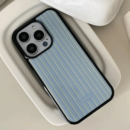 Cute Korean Girl Phone Case for iPhone 16, 15, 14 & 13 Pro Max | Y2K Matte Shockproof Cover