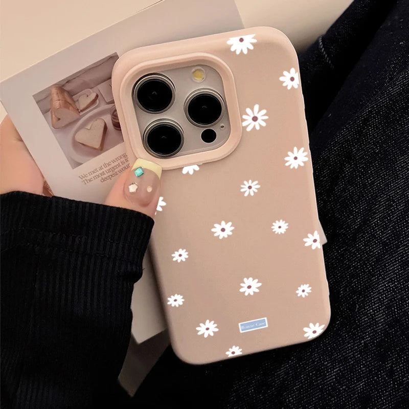 Cute Daisy Flower Phone Case for iPhone 17