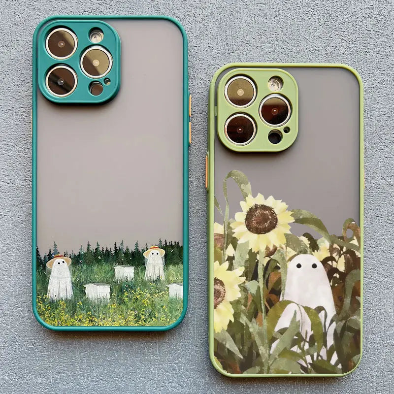 Cute Ghost Phone Case for iPhone 17,