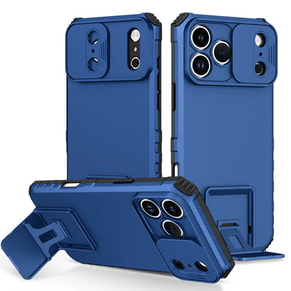 Slide Camera Cover Phone Case for iPhone 17 Air, 17 Plus & 17 Pro Max | Shockproof Armor Case with Kickstand
