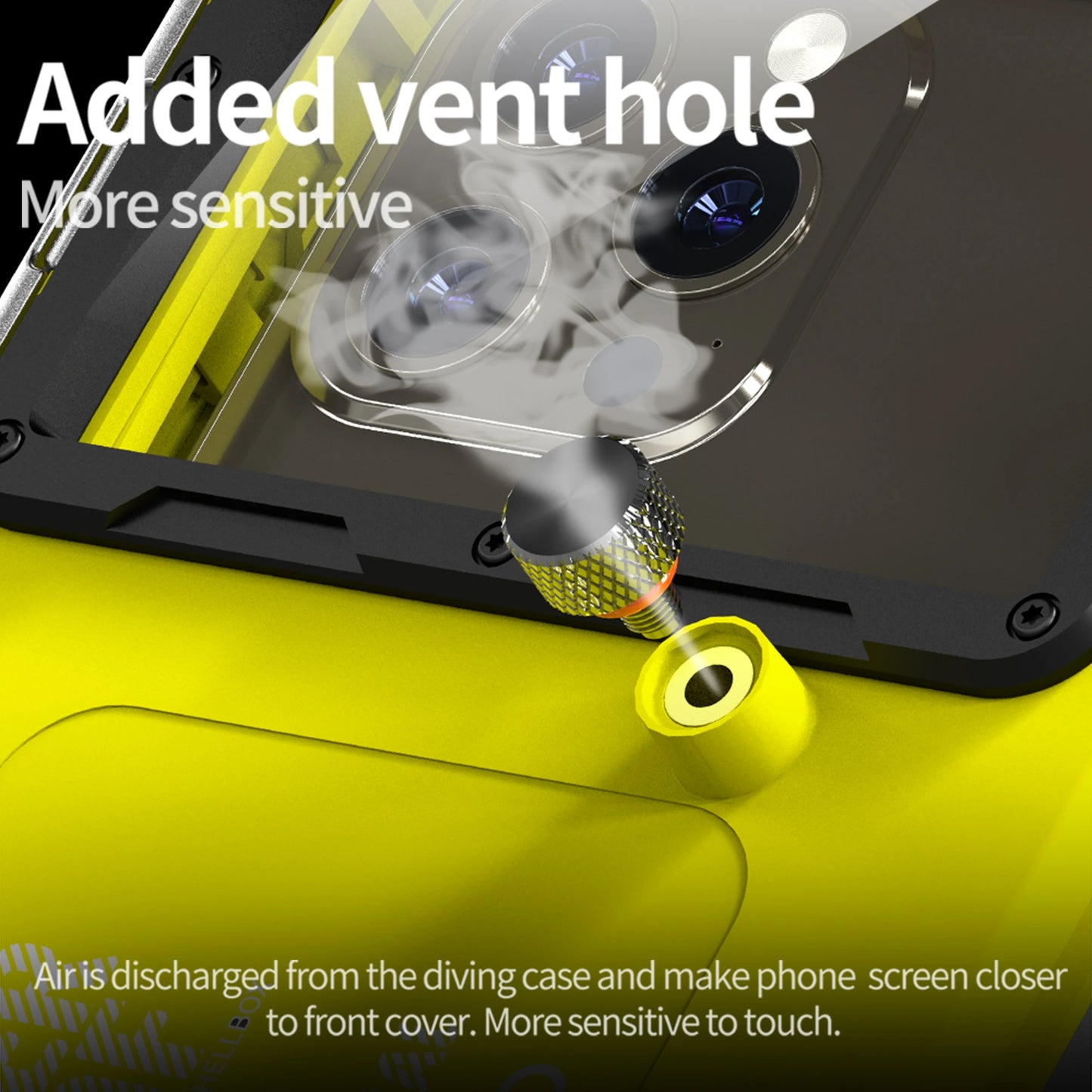 IP68 Waterproof Phone Case with Lanyard for iPhone & Android | 15M/50FT Underwater Diving Protective Pouch