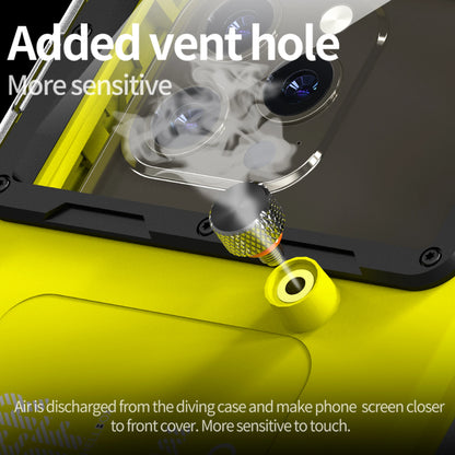 IP68 Waterproof Phone Case with Lanyard for iPhone & Android | 15M/50FT Underwater Diving Protective Pouch