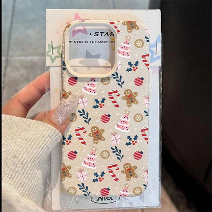 Christmas Gingerbread Phone Case for iPhone 17,