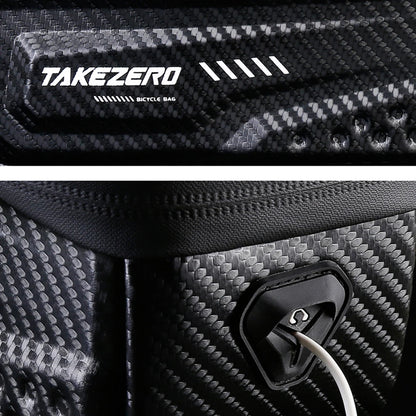 Waterproof Bike Phone Holder Bag with Touch Screen | 1L Bicycle Top Tube Frame Bag for 4.7–6.8" Smartphones