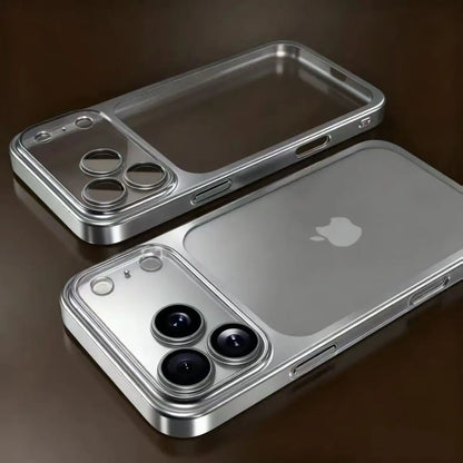 Luxury Matte Frosted Phone Case for iPhone 17, 16, 15, 14 & 13 Pro Max | Hard PC Shockproof Cover with Camera Lens Protection