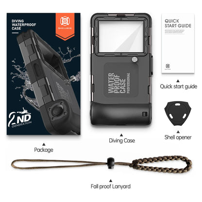 IP68 Waterproof Phone Case with Lanyard for iPhone & Android | 15M/50FT Underwater Diving Protective Pouch