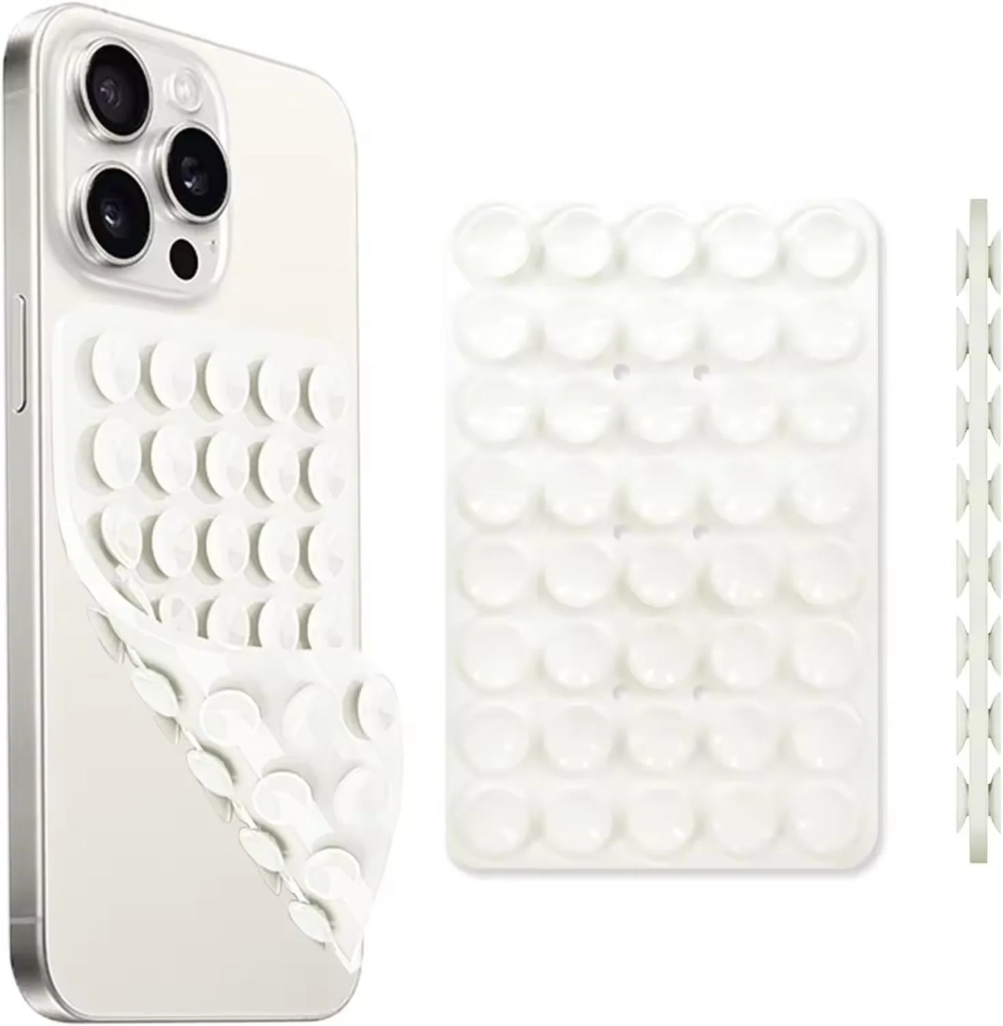 Double-Sided Silicone Suction Cup Phone Mount | Hands-Free Phone Holder for iPhone & Android