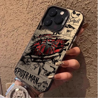 Spider-Man Phone Case for iPhone 17, 16, 15, 14 & 13 Pro Max | Matte Shockproof Anti-Scratch Protective Cover
