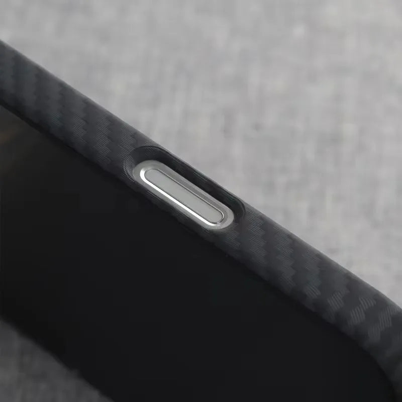 Phone Case Magsafe Luxury 3D Carbon Fiber Texture For iPhone 13 14 15 16 Pro Max Plus Wireless Charging Hard PC Shockproof Cover
