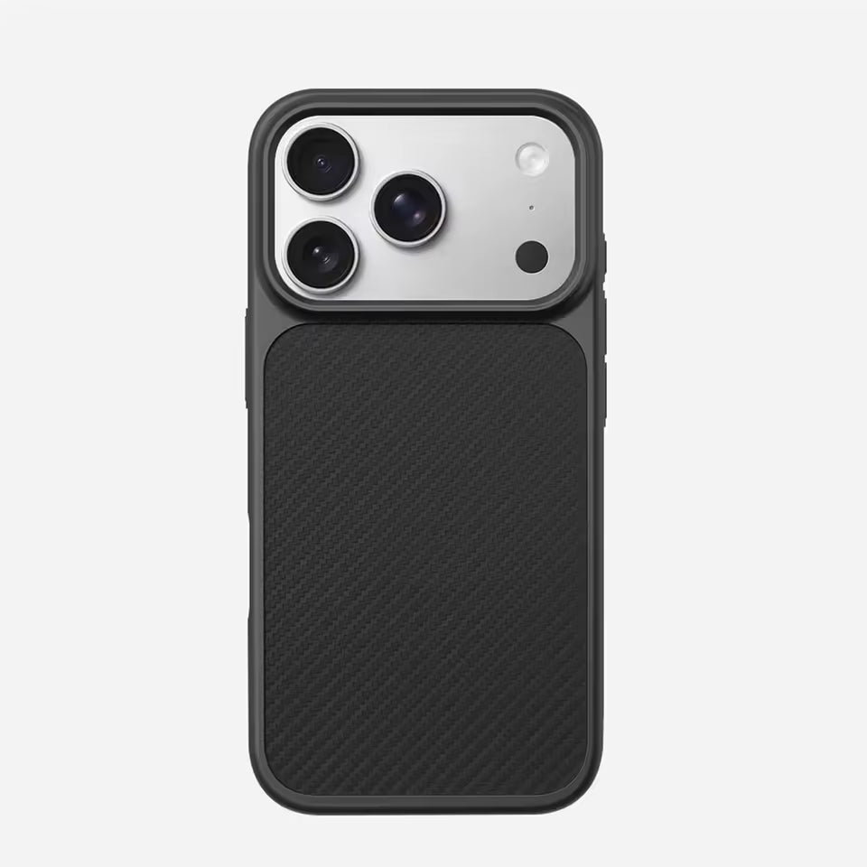 Luxury Carbon Fiber MagSafe Case for iPhone 17, 16 & 15 Pro Max | Matte Magnetic Hard Protective Cover