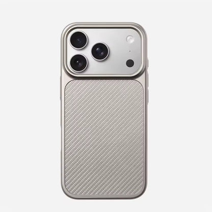 Luxury Carbon Fiber MagSafe Case for iPhone 17, 16 & 15 Pro Max | Matte Magnetic Hard Protective Cover