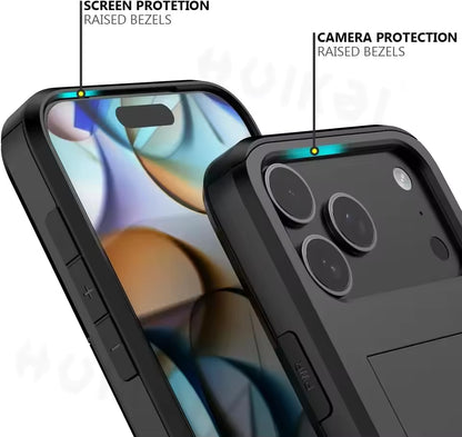 Wallet Card Holder Case for iPhone 17, 16, 15, 14, 13, 12 & 11 Pro Max | Slim Shockproof Protective Phone Cover