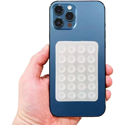 Silicone Phone Suction Cup Mount | Reusable Anti-Slip Phone Holder for Mirrors, Windows & Smooth Surfaces