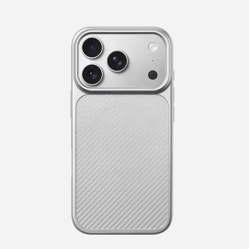 Luxury Carbon Fiber MagSafe Case for iPhone 17, 16 & 15 Pro Max | Matte Magnetic Hard Protective Cover